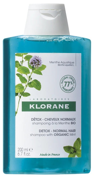 Klorane Menthe Aquatique Bio Shampooing 200 ml