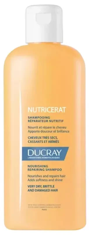 Ducray Nutricerat Shampooing Réparateur Nutritif Cheveux Secs Fragiles et Cassants 200 ml
