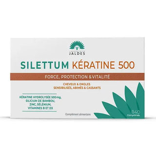JALDES Silettum Kératine 500 40 comprimés