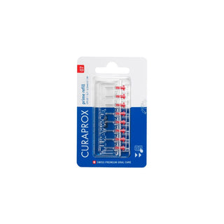 Curaprox CPS - 07 Prime Recharge Brossettes Interdentaires Rouges, x8