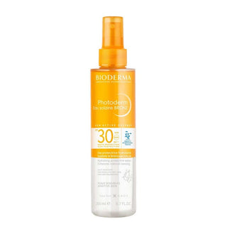 BIODERMA PHOTODERM - Eau Solaire Bronz SPF30 - Visage, Corps et Cheveux - Peaux Sensibles, 200ml