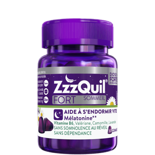 ZZZQUIL FORT SOMMEIL Mélatonine Arôme Fruits des Bois - 30 Gommes