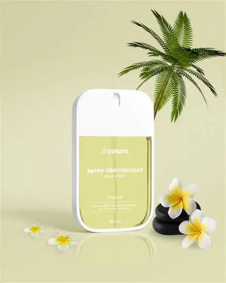 Spray désinfectant mains ID COLORS : hygiène pratique et parfum agréable au quotidien