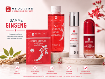 Erborian Ginseng – Gamme Anti-Âge Coréenne | Paraplus