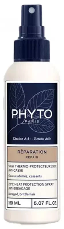Phyto Réparation Spray Thermo-Protecteur 230° Anti-Casse Cheveux Abîmés et Cassants 150 ml