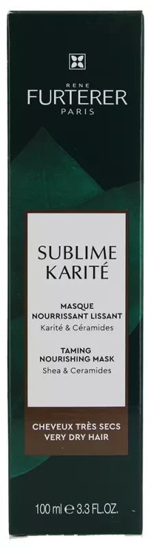 René Furterer Sublime Karité Masque Nourrissant Lissant Cheveux Très Secs 100 ml