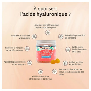 Mium Lab Acide Hyaluronique Hautement Dosé Sans Sucres Collagène 42 Gummies