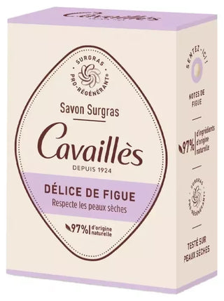 Cavaillès Savon Surgras Délice de Figue Peaux Sèches 100 g