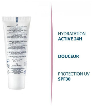 Ducray Ictyane Hydra - Uv Crème Légère Visage Spf30 40 ml