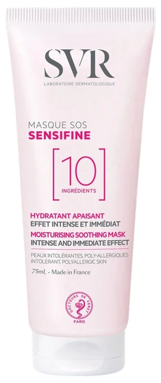 SVR Sensifine Masque SOS Hydratant Apaisant Peaux Intolérantes Poly-Allergiques 75 ml