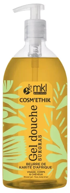 Mkl Green Nature Ethik Shampooing Douche Karité Bio d'Afrique 1 Litre