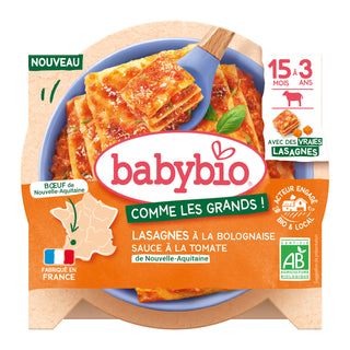 repas bébé lasagne