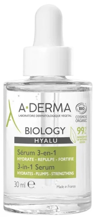 A-Derma Biology Sérum 3-en-1 Hyalu 30 ml