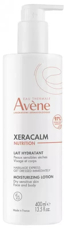 Avène XeraCalm Nutrition Lait Hydratant Peaux Sensibles Sèches 400 ml