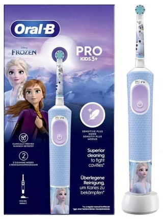 Oral-B Pro Kids 3+ Brosse à Dents Électrique - Modèle : Reine des Neiges
