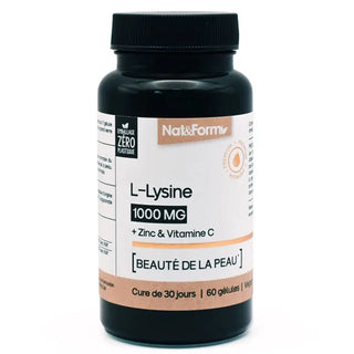 Nat & Form Premium L-Lysine 1000mg 60 Gélules