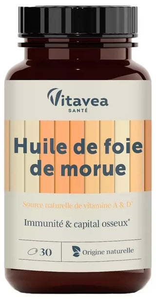 Vitavea Huile de Foie de Morue 30 Unités
