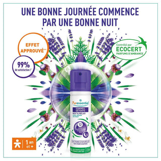 Puressentiel Spray aérien sommeil détente aux 12 huiles essentielles