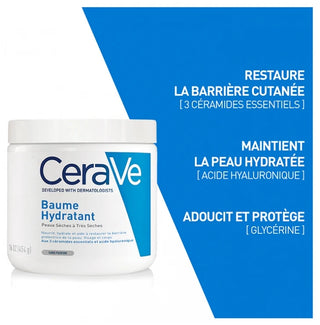 CeraVe Beaume Hydratant - Peaux Sèches à Très Sèches 454 ml