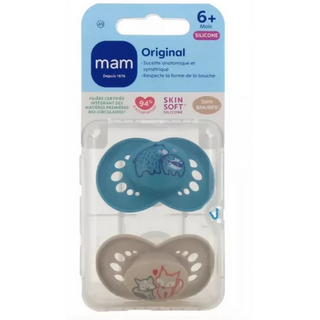 MAM Sucette Original + 6 mois x 2