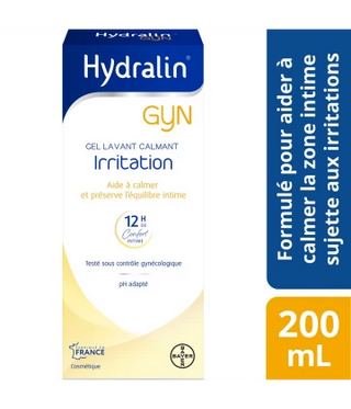 Hydralin Gyn Irritation Gel Lavant Calmant équilibre intime