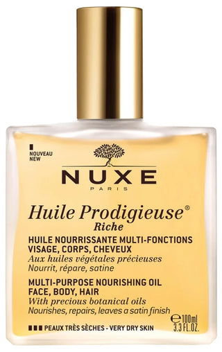 Nuxe Huile Sèche Prodigieuse Riche Multi-Fonctions 100 ml