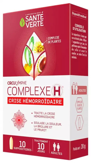 Santé Verte Circulymphe Complexe H Suppo 10U