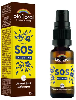 Biofloral SOS Secours Nuit Paisible Spray Bio Demeter 20 ml