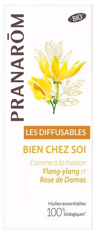 Pranarôm Bien Chez Soi Rose de Damas et Ylang-Ylang Mélange Pour Diffusion Bio 30 ml