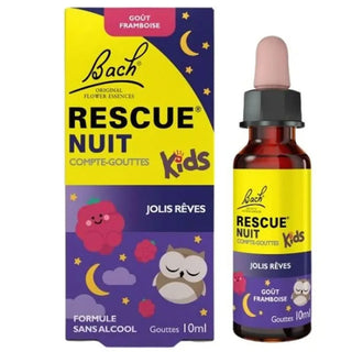 Bach Rescue Nuit Kids – Compte-Gouttes Jolis Rêves Goût Framboise