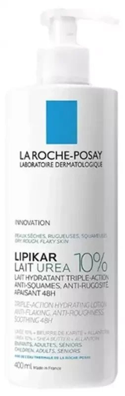 La Roche-Posay Lipikar Lait Urea 10% Hydratant Squames Rugosités 400 ml