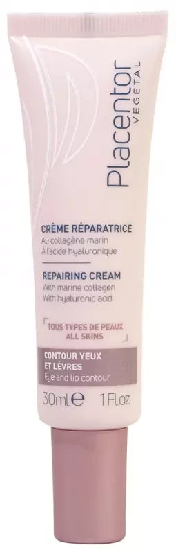 Placentor Végétal Crème Réparatrice Contour Des Yeux & Lèvres Tube 30 ml