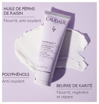 Caudalie Vinotherapist Crème Mains et Ongles Réparatrice 75 ml