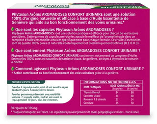 Phytosun Arôms Aromadoses Confort Urinaire Étui de 30 Capsules Molles