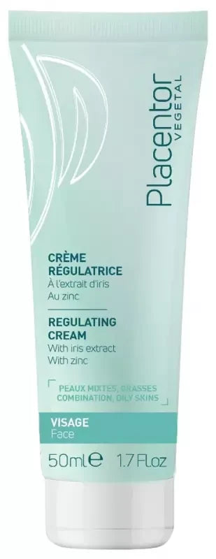 Placentor Végétal Crème Régulatrice Peaux Mixtes / Grasses Tube 50 ml