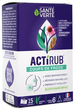 Santé Verte Actirub Sachets 15 Unités