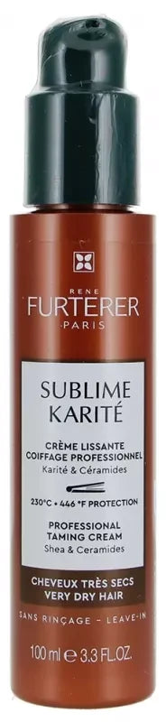 René Furterer Sublime Karité Crème Lissante Coiffage Professionnel 100 ml