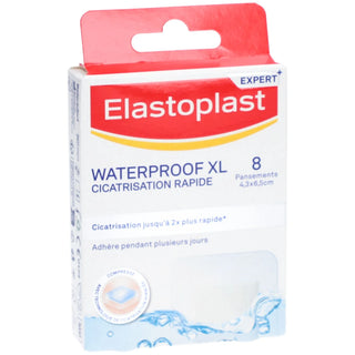 Elastoplast Pansements Waterproof XL Cicatrisation Rapide 4,3 x 6,5 cm