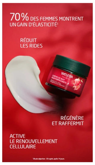 Weleda Crème de Nuit Raffermissante Grenade & Maca - 40 ml