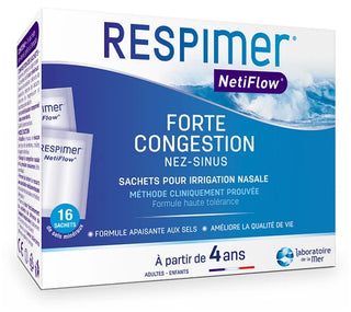 Respimer Netiflow - Recharges 16 Sachets Pour Irrigation Nasale