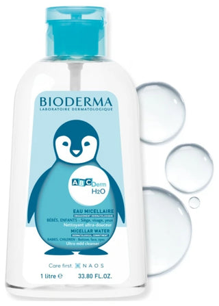 Bioderma ABCDerm Eau Nettoyante Micellaire Bébé et Enfant 1000 ml