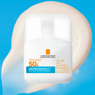 La Roche-Posay Anthelios uvair serum sunsceen SPF50+ finit naturel et léger parapharmacie paraplus