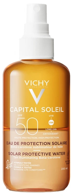 Vichy Capital Soleil Eau de Protection Solaire Hâle Sublimé SPF50 200 ml