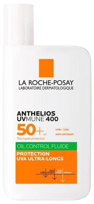 La Roche-Posay Anthelios Fluide Oïl Control Uvmune 400 Avec Parfum Spf50+ 50 ml
