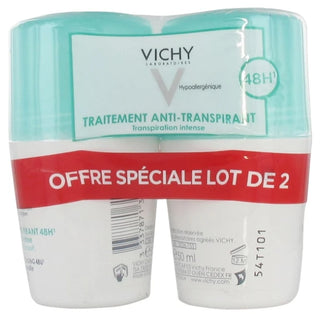 Vichy Anti-Transpirant Roll-On Duo 2 X 50 ml