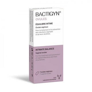 CCD BACTIGYN - Ovules Equilibre Intime, 7 Ovules Vaginaux