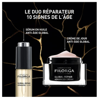 Filorga GLOBAL-REPAIR ADVANCED Crème Jeunesse - Réparation Anti-Âge 50 ml + Coffret de Fêtes Offert