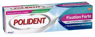 Polident Corega Crème Fixative Fixation Forte Pour Prothèses Partielles et Complètes 40 gr