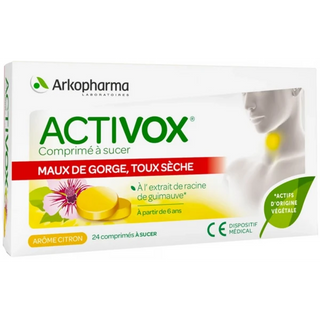Arkopharma Activox Comprimé à Sucer Arôme Citron x 24