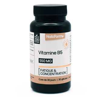 Nat & Form Vitamine B5 30 Gélules